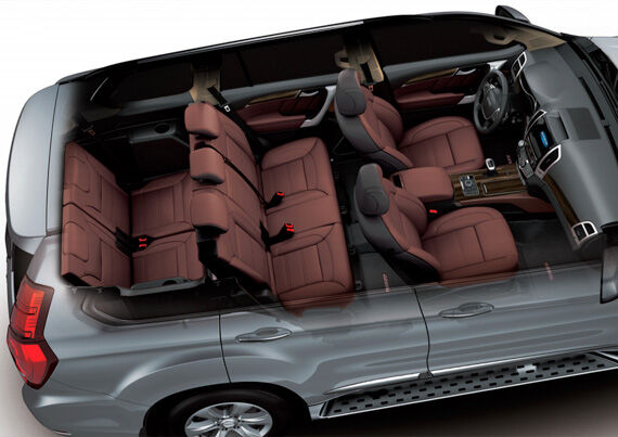 Просторный 7-местный салон