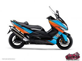 TMAX COOPER GRAPHIC KIT BLUE ORANGE
