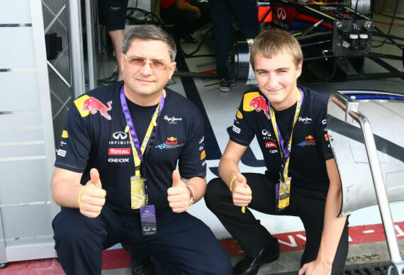 Віталій та Олександр Джуринські відвідали Formula 1 гран-прі Італії та  познайомилися з Себастіаном Феттелем