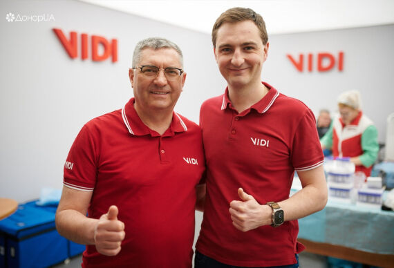Віталій та Олександр Джуринські разом з колективом VIDI долучилися до благодійної ініціативи ДонорUA