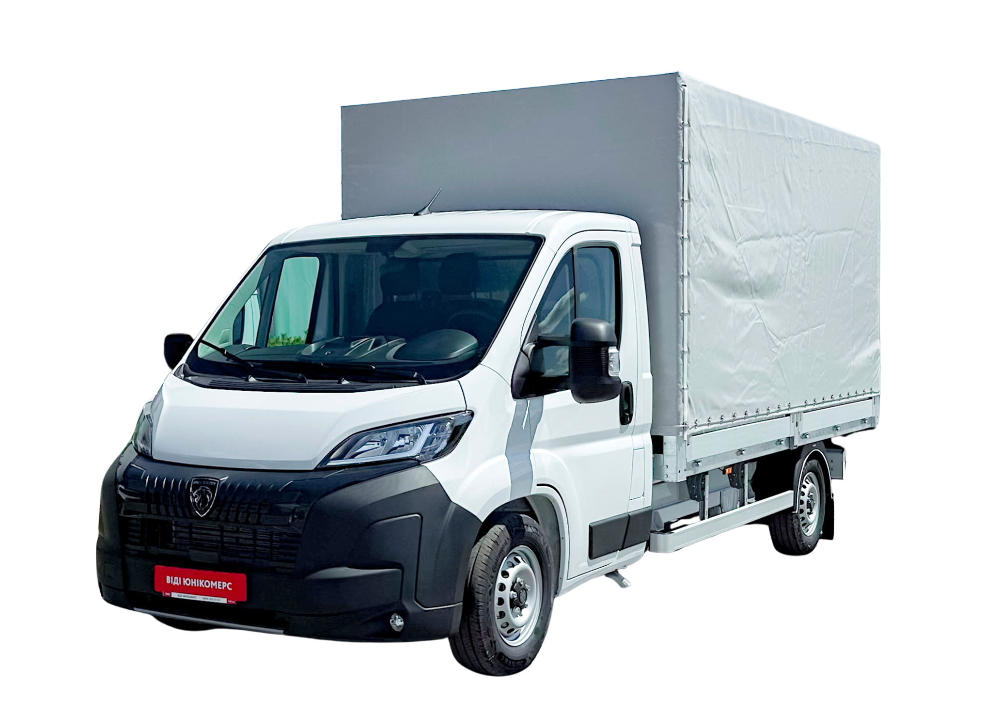 Бортовий Peugeot Boxer з тентом NEW