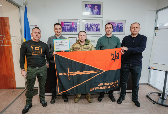 Команда VIDI отримала подяку від 210 Окремого штурмового полку