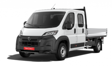 Вантажний автомобіль з дубль кабіною