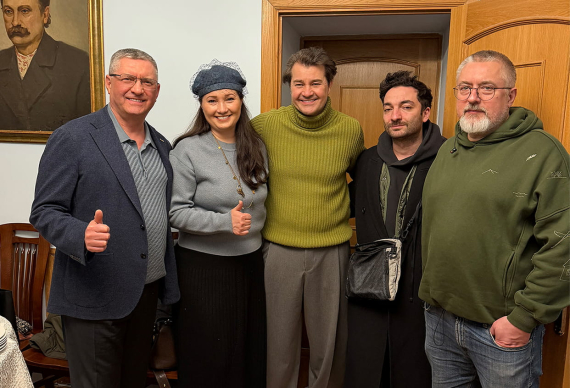 Віталій Джуринський відвідав виставу «Троянство» у театрі імені Івана Франка