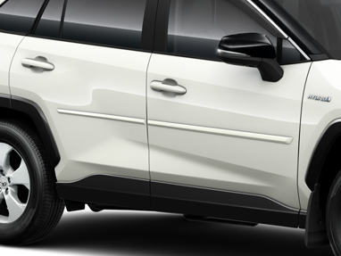 Молдинги дверей в колір кузова RAV4 (31460)