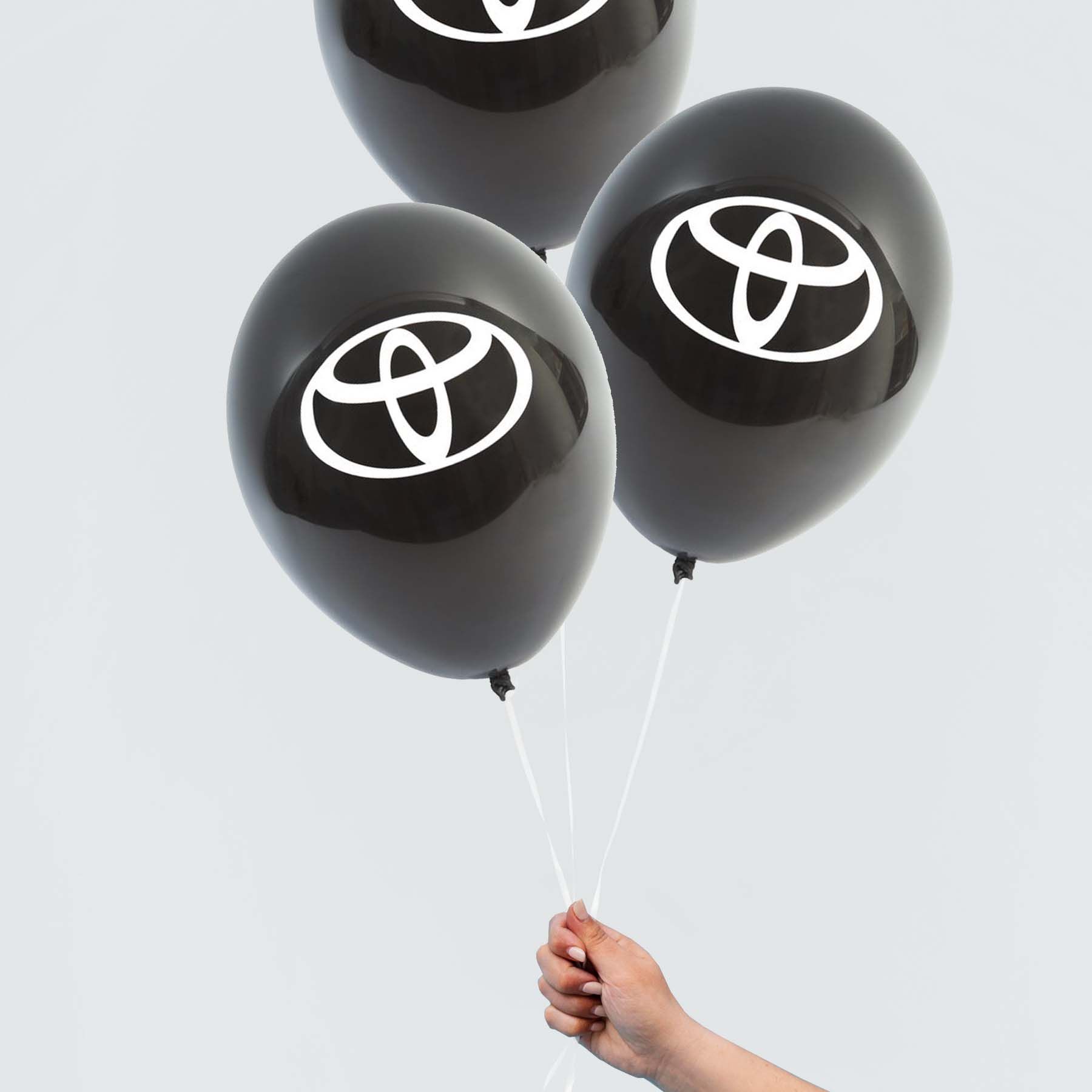 Чорна повітряна куля упаковка 50 шт. (TOYOTA) (35840)